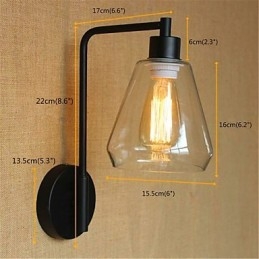 Rustic Lodge Country Black Oxide Finish Χαρακτηριστικό φινιρίσματος για Swing Arm Ambient Light
