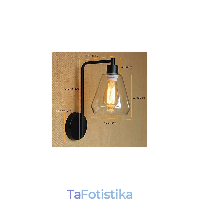 Rustic Lodge Country Black Oxide Finish Χαρακτηριστικό φινιρίσματος για Swing Arm Ambient Light