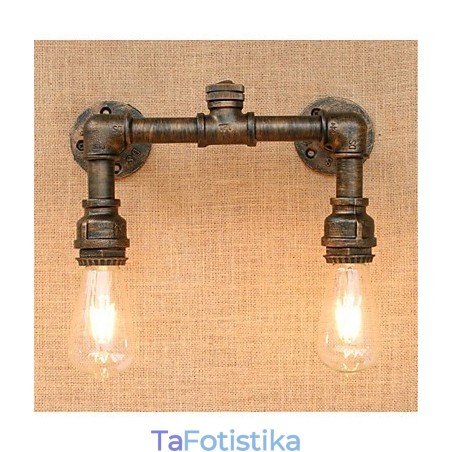 Ρουστίκ Lodge Country Painting Χαρακτηριστικό για Απλίκες Τοίχου Ambient Light Φωτιστικό τοίχου