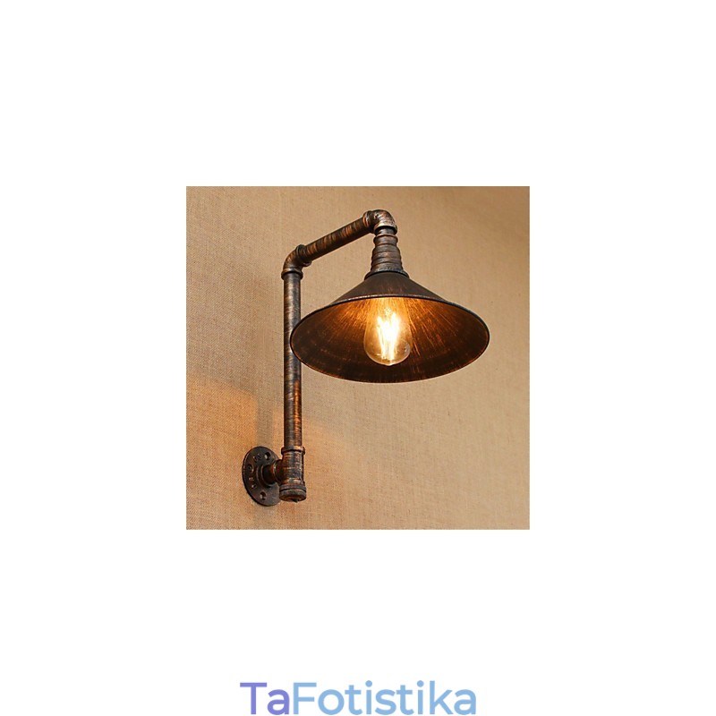 Rustic Lodge Country Antique ορειχάλκινο χαρακτηριστικό για απλίκες τοίχου με φως περιβάλλοντος φωτιστικό τοίχου
