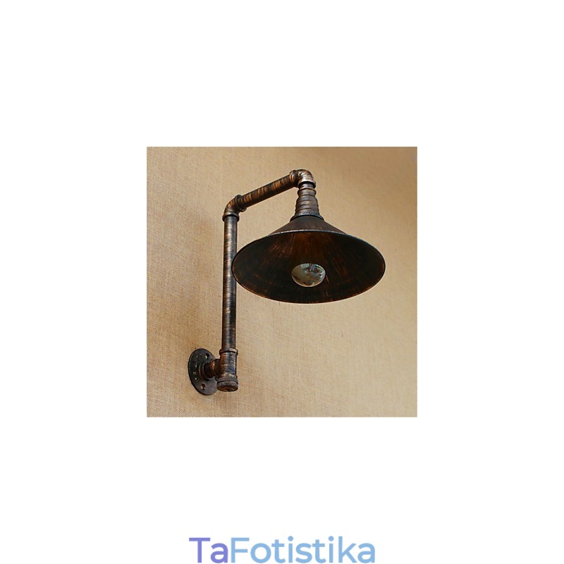 Rustic Lodge Country Antique ορειχάλκινο χαρακτηριστικό για απλίκες τοίχου με φως περιβάλλοντος φωτιστικό τοίχου