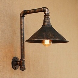 Rustic Lodge Country Antique ορειχάλκινο χαρακτηριστικό για απλίκες τοίχου με φως περιβάλλοντος φωτιστικό τοίχου