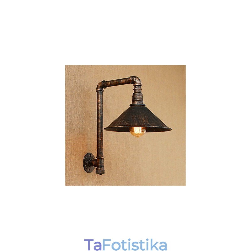 Rustic Lodge Country Antique ορειχάλκινο χαρακτηριστικό για απλίκες τοίχου με φως περιβάλλοντος φωτιστικό τοίχου