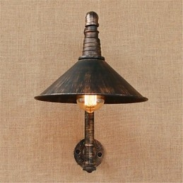 Rustic Lodge Country Antique ορειχάλκινο χαρακτηριστικό για απλίκες τοίχου με φως περιβάλλοντος φωτιστικό τοίχου