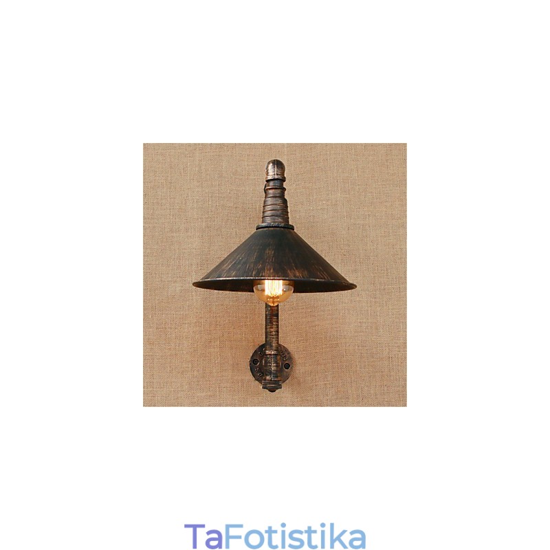 Rustic Lodge Country Antique ορειχάλκινο χαρακτηριστικό για απλίκες τοίχου με φως περιβάλλοντος φωτιστικό τοίχου