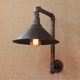 Rustic Lodge Country Antique ορειχάλκινο χαρακτηριστικό για απλίκες τοίχου με φως περιβάλλοντος φωτιστικό τοίχου