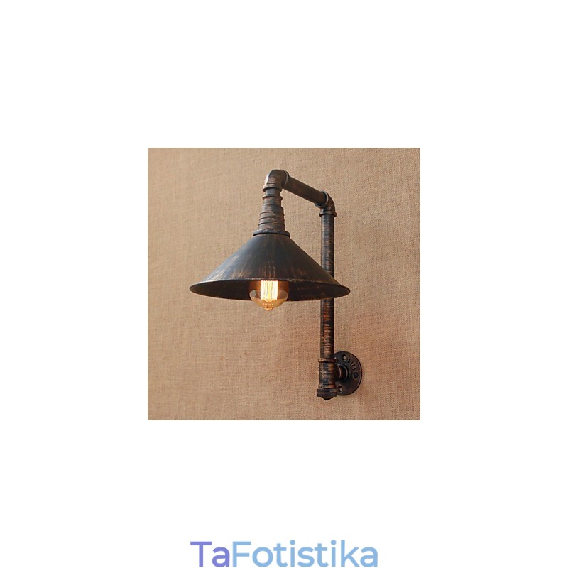 Rustic Lodge Country Antique ορειχάλκινο χαρακτηριστικό για απλίκες τοίχου με φως περιβάλλοντος φωτιστικό τοίχου