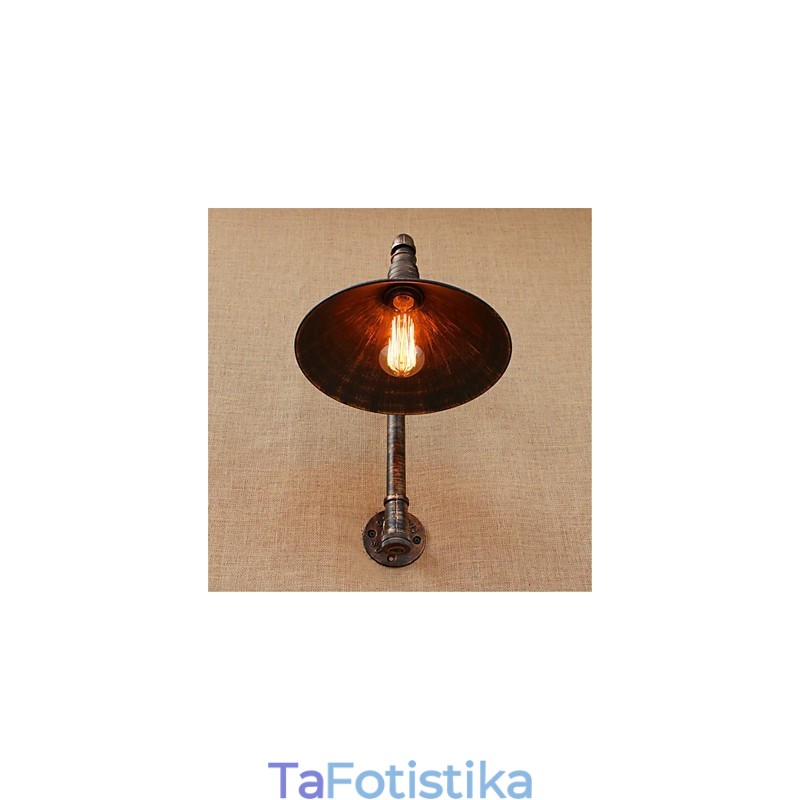 Rustic Lodge Country Antique ορειχάλκινο χαρακτηριστικό για απλίκες τοίχου με φως περιβάλλοντος φωτιστικό τοίχου