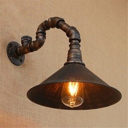 Λειτουργία φινιρίσματος Rustic Lodge Country Black Oxide για Απλίκες τοίχου με φως περιβάλλοντος