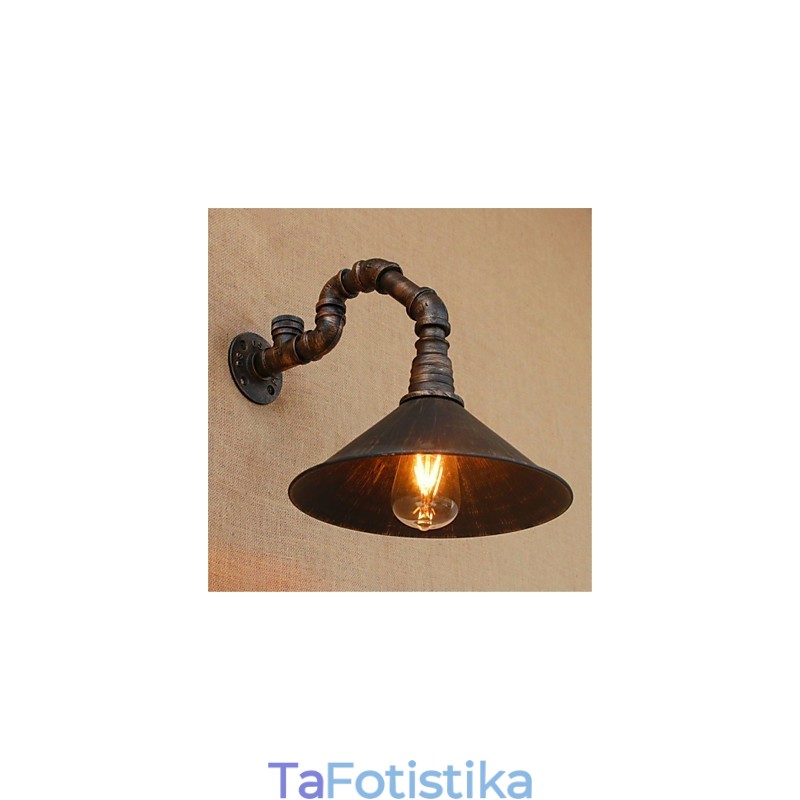 Λειτουργία φινιρίσματος Rustic Lodge Country Black Oxide για Απλίκες τοίχου με φως περιβάλλοντος