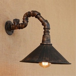 Λειτουργία φινιρίσματος Rustic Lodge Country Black Oxide για Απλίκες τοίχου με φως περιβάλλοντος