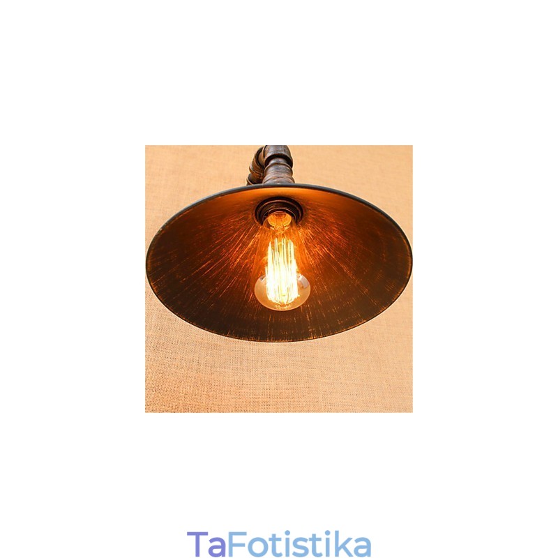 Λειτουργία φινιρίσματος Rustic Lodge Country Black Oxide για Απλίκες τοίχου με φως περιβάλλοντος