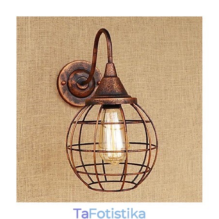 Απλό και ρετρό Creative Personality Χρώμα σκουριάς Αμερικανικό φωτιστικό τοίχου Απλίκες τοίχου Φωτιστικό τοίχου Απλό και ρετρό Creative Personality Χρώμα σκουριάς Αμερικανικό φωτιστικό τοίχου Απλίκες τοίχου Φωτιστικό τοίχου