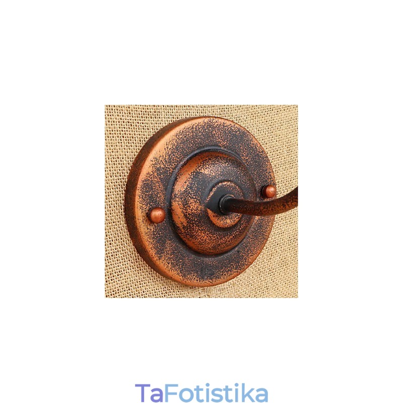 Απλό και ρετρό Creative Personality Χρώμα σκουριάς Αμερικανικό φωτιστικό τοίχου Απλίκες τοίχου Φωτιστικό τοίχου