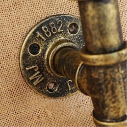 Retro Industrial Wind Switch Επιτοίχιο Φωτιστικό Μπουκαλιού Νερού Ανοιχτό Κεχριμπάρι