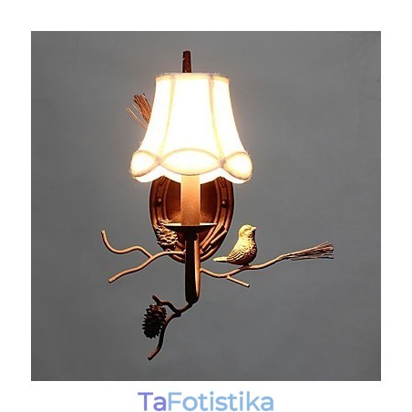 North American Vintage Metal με Resin Bird και Φωτιστικό τοίχου από κουκουνάρι Κατάλληλο για το Φωτιστικό τοίχου της τραπεζαρίας του σαλονιού North American Vintage Metal με Resin Bird και Φωτιστικό τοίχου από κουκουνάρι Κατάλληλο για το Φωτιστικό τοίχου της τραπεζαρίας του σαλονιού