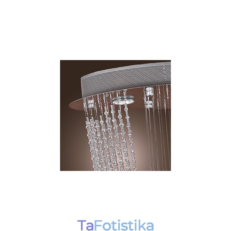 Μοντέρνα μοντέρνα βάση με κρυστάλλινο χρώμιο πολυελαίου