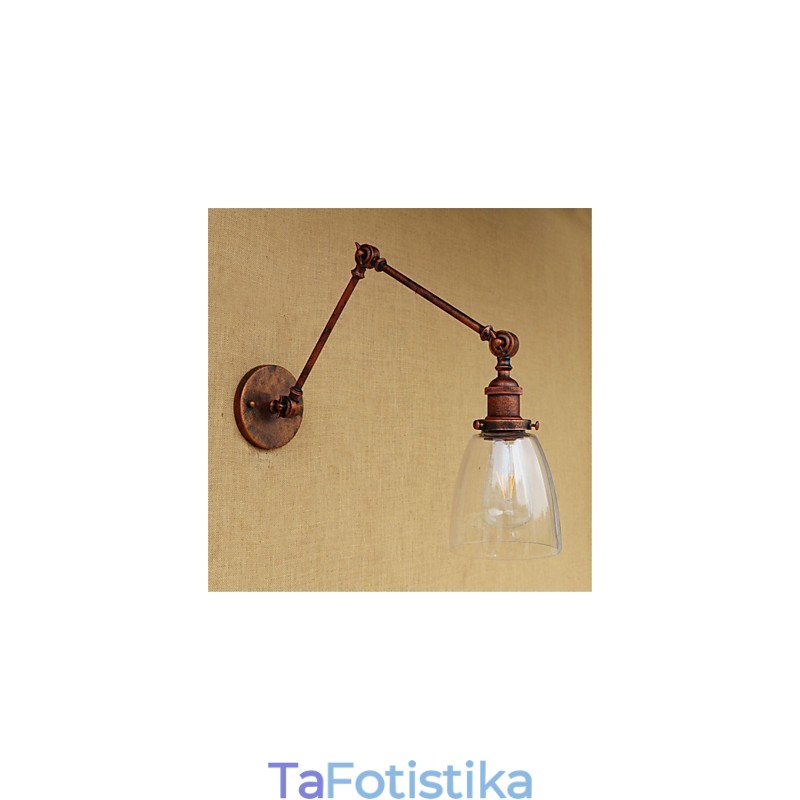 Rustic Lodge Country ρετρό ηλεκτρολυμένο χαρακτηριστικό για ρυθμιζόμενο ύψος και γωνία προστασίας ματιών βραχίονα
