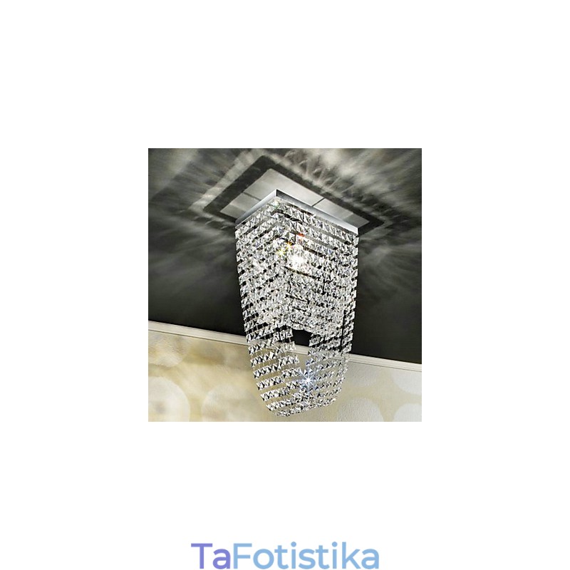 Μοντέρνο, μοντέρνο, κρύσταλλο μίνι στυλ, ηλεκτρολυμένο χωνευτό στήριγμα