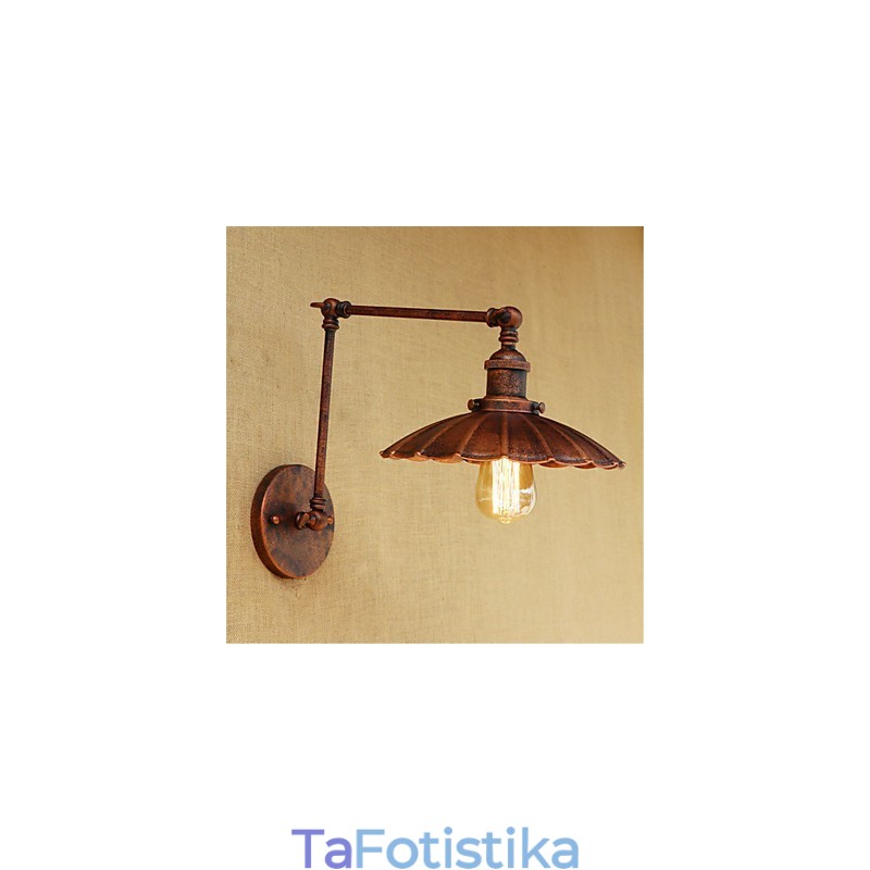 Ρετρό ρουστίκ Lodge Country Painting για Mini Style Swing Arm Ambient Light Swing