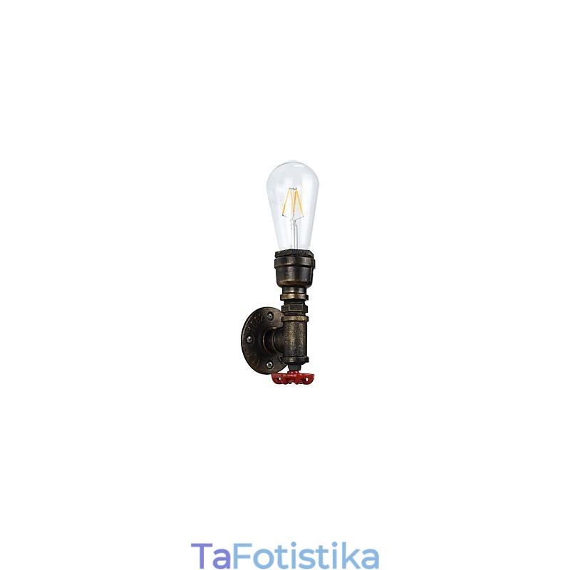 Rustic Lodge Παραδοσιακό Κλασικό Αντίκες Μπρούτζινο Χαρακτηριστικό για Απλίκες Τοίχου Περιβάλλοντος Φωτιστικό τοίχου