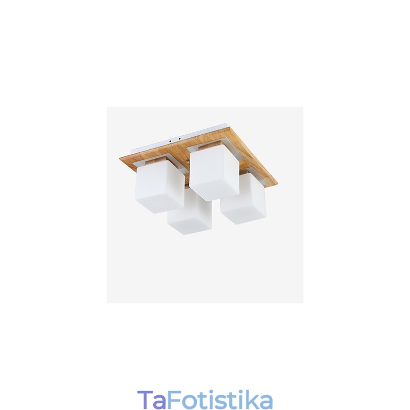 Flush Mount Mini Style Modern Contemporary Wood Bamboo