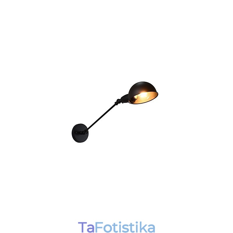 Βαμμένο ατσάλινο φωτιστικό τοίχου Dumb Black American Coffee διακόσμηση Ρετρό Φωτιστικό τοίχου Φωτιστικό Φωτόσπαθο στον τοίχο