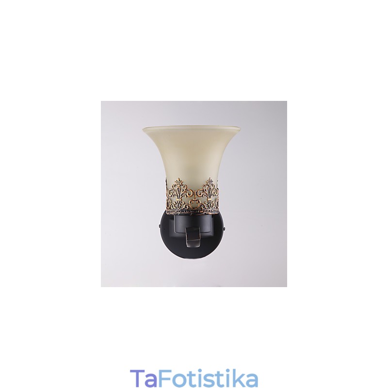 Single Head Amercian Countryside Vintage Metal με Γυάλινο Επιτοίχιο Φωτιστικό για την Καντίνα Σαλόνι Είσοδος Φουαγιέ Διακοσμητικό Επιτοίχιο Φωτιστικό