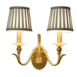 Απλό Country Traditional Classic Brass χαρακτηριστικό για Mini Style Uplight Απλίκες τοίχου Φωτιστικό τοίχου