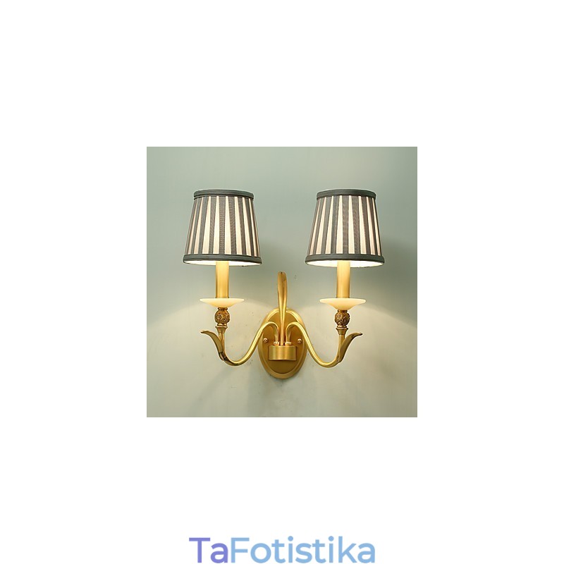 Απλό Country Traditional Classic Brass χαρακτηριστικό για Mini Style Uplight Απλίκες τοίχου Φωτιστικό τοίχου