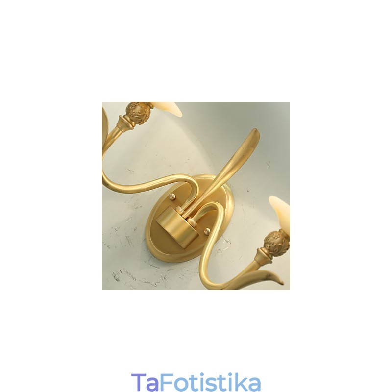 Απλό Country Traditional Classic Brass χαρακτηριστικό για Mini Style Uplight Απλίκες τοίχου Φωτιστικό τοίχου