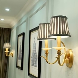 Απλό Country Traditional Classic Brass χαρακτηριστικό για Mini Style Uplight Απλίκες τοίχου Φωτιστικό τοίχου