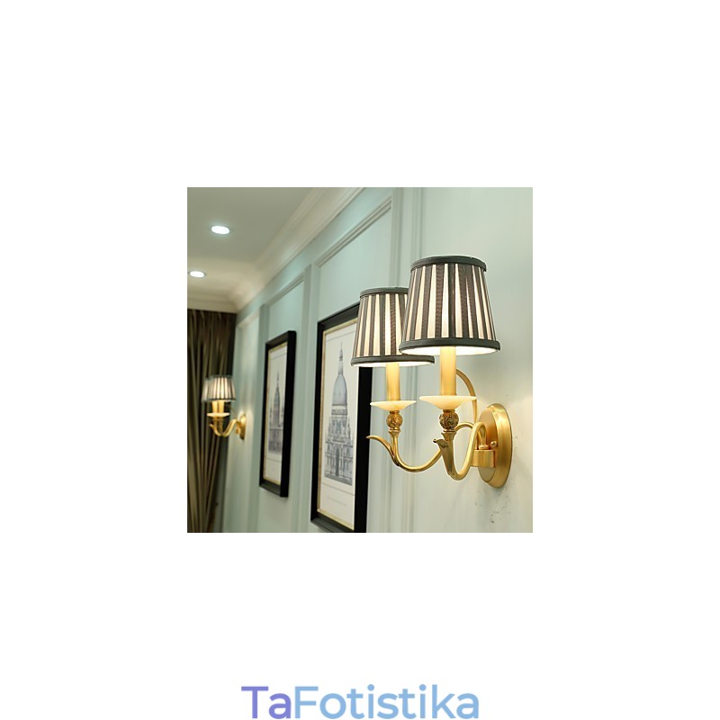 Απλό Country Traditional Classic Brass χαρακτηριστικό για Mini Style Uplight Απλίκες τοίχου Φωτιστικό τοίχου