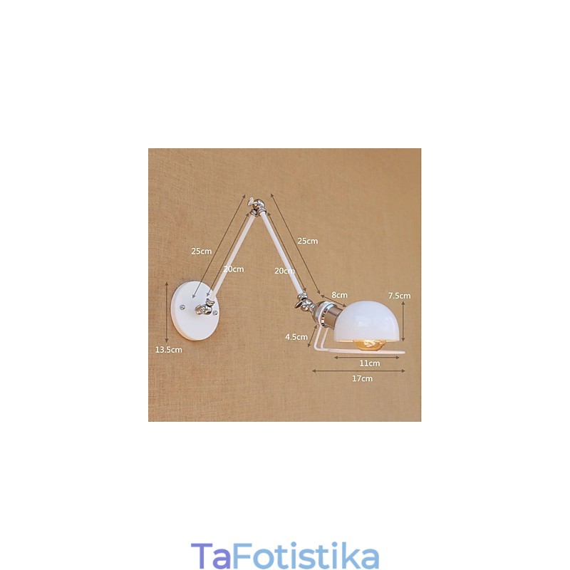 Vintage Country Painting χαρακτηριστικό για Mini Style Swing Arm Eye Protection Ambient Light Swing Arm LightsWall