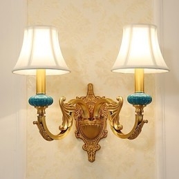 Απλό Country Traditional Classic Brass χαρακτηριστικό για Mini Style Uplight Απλίκες τοίχου Φωτιστικό τοίχου