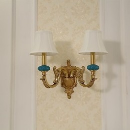 Απλό Country Traditional Classic Brass χαρακτηριστικό για Mini Style Uplight Απλίκες τοίχου Φωτιστικό τοίχου