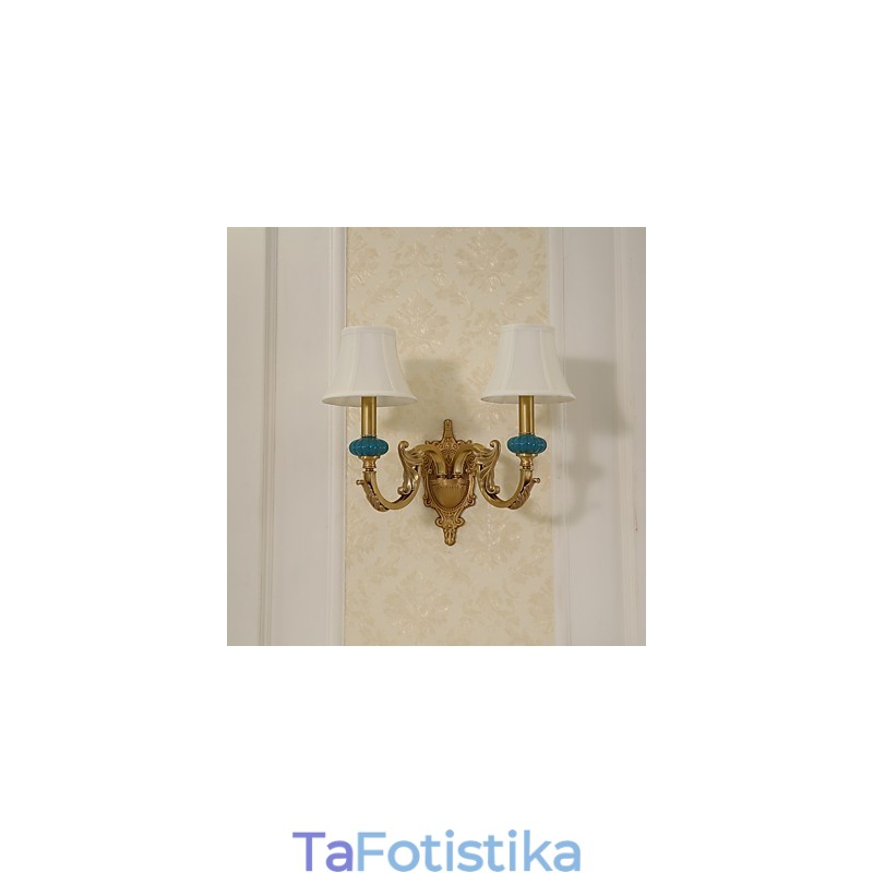 Απλό Country Traditional Classic Brass χαρακτηριστικό για Mini Style Uplight Απλίκες τοίχου Φωτιστικό τοίχου