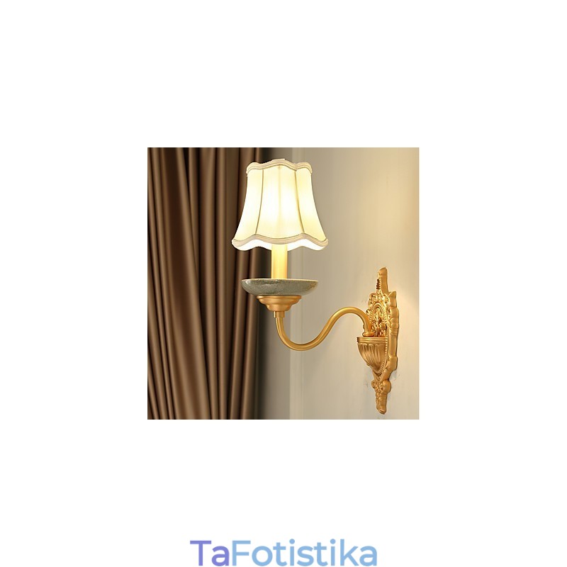 Απλό Country Traditional Classic Brass χαρακτηριστικό για Mini Style Uplight Απλίκες τοίχου Φωτιστικό τοίχου