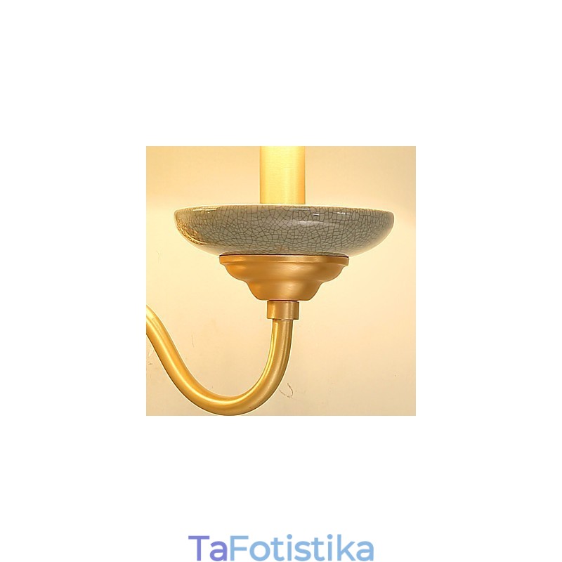 Απλό Country Traditional Classic Brass χαρακτηριστικό για Mini Style Uplight Απλίκες τοίχου Φωτιστικό τοίχου