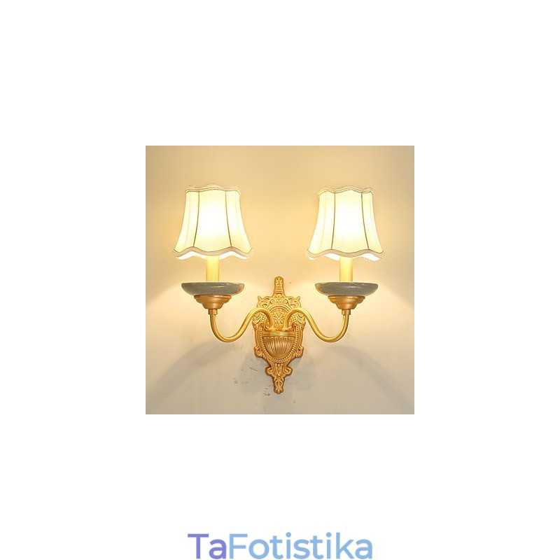 Απλή Country Traditional Classic Brass χαρακτηριστικό για Mini Style Uplight Απλίκες τοίχου Φωτιστικό τοίχου Pu