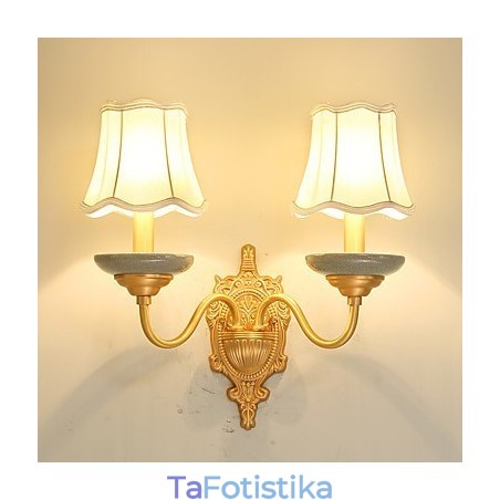 Απλή Country Traditional Classic Brass χαρακτηριστικό για Mini Style Uplight Απλίκες τοίχου Φωτιστικό τοίχου Pu Απλή Country Traditional Classic Brass χαρακτηριστικό για Mini Style Uplight Απλίκες τοίχου Φωτιστικό τοίχου Pu