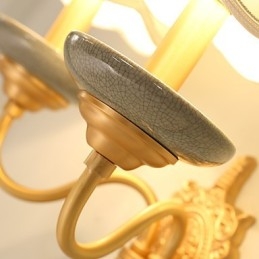 Απλή Country Traditional Classic Brass χαρακτηριστικό για Mini Style Uplight Απλίκες τοίχου Φωτιστικό τοίχου Pu