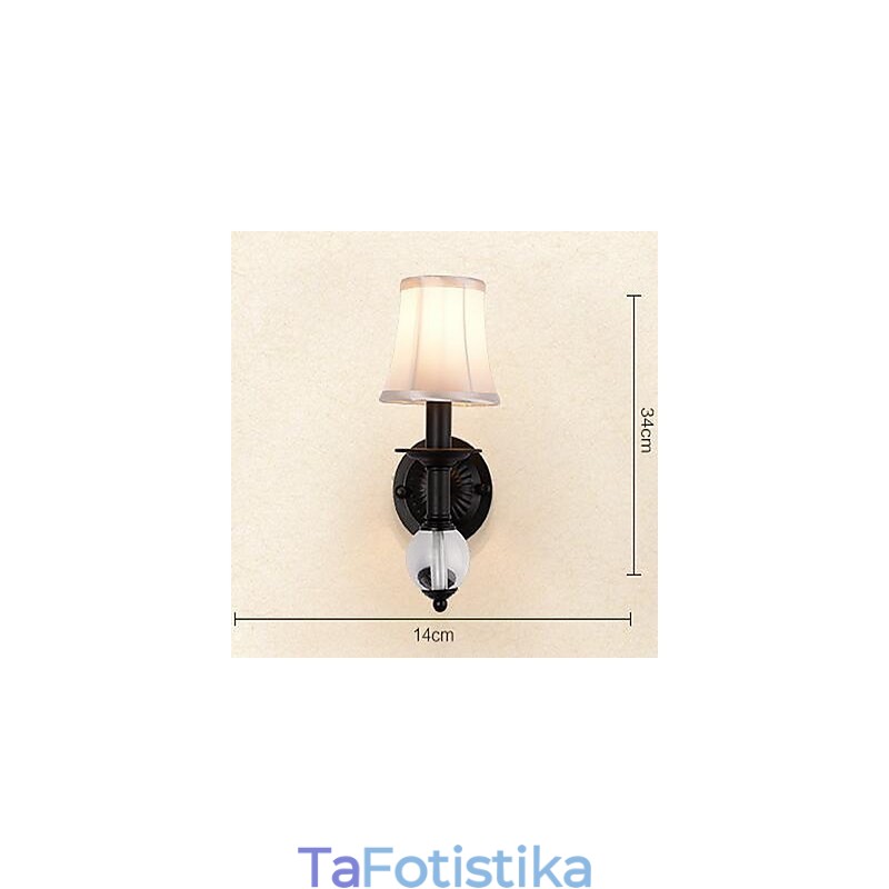 Vintage ηλεκτρολυμένη λειτουργία Uplight Απλίκες τοίχου Φωτιστικό τοίχου