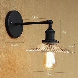 Country Retro Painting χαρακτηριστικό για Mini Style Eye Protection Απλίκες τοίχου περιβάλλοντος φωτός