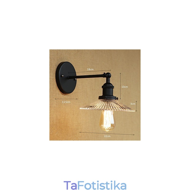 Country Retro Painting χαρακτηριστικό για Mini Style Eye Protection Απλίκες τοίχου περιβάλλοντος φωτός