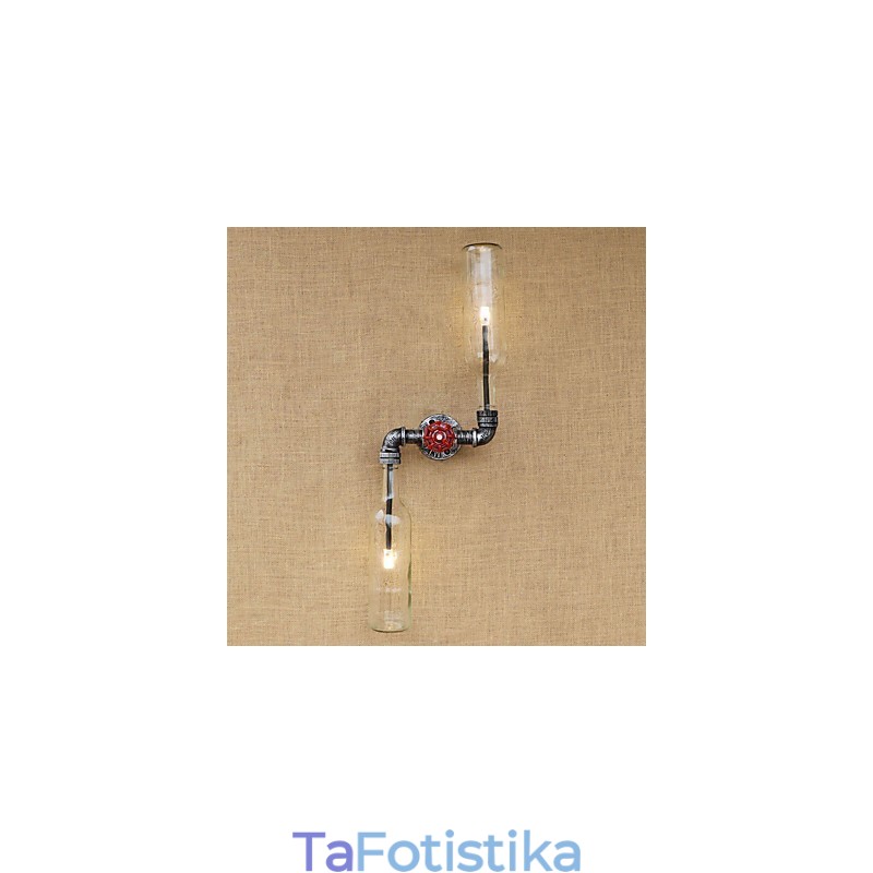 Rustic Lodge Brass Χαρακτηριστικό για Απλίκες Τοίχου Περιβάλλοντος Φωτιστικό τοίχου