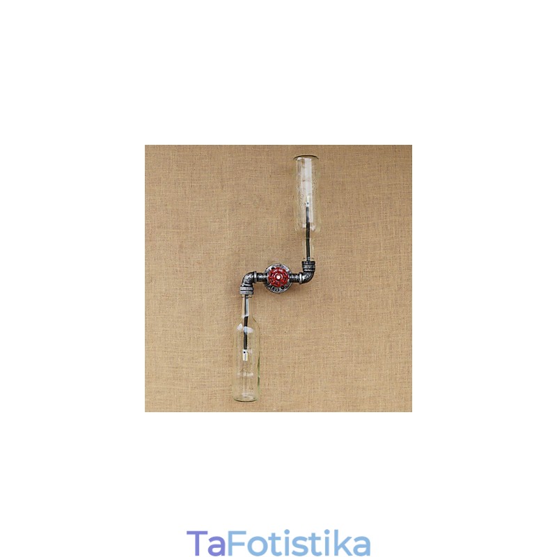 Rustic Lodge Brass Χαρακτηριστικό για Απλίκες Τοίχου Περιβάλλοντος Φωτιστικό τοίχου