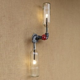 Rustic Lodge Brass Χαρακτηριστικό για Απλίκες Τοίχου Περιβάλλοντος Φωτιστικό τοίχου