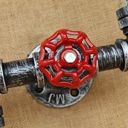 Rustic Lodge Brass Χαρακτηριστικό για Απλίκες Τοίχου Περιβάλλοντος Φωτιστικό τοίχου