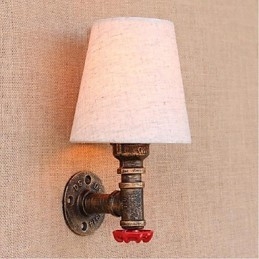 Rustic Lodge Brass Χαρακτηριστικό για Απλίκες Τοίχου Περιβάλλοντος Φωτιστικό τοίχου